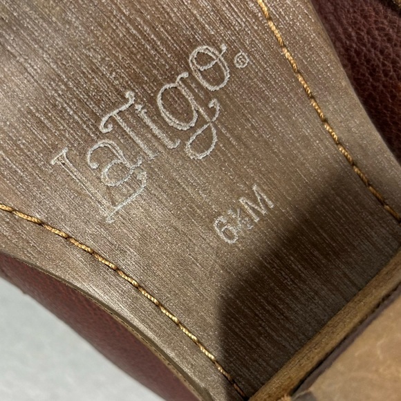 Anthropologie Latigo Kat Crochet Heeled Lace Up Ankle Boots Women’s Size 6.5M - Picture 11 of 12